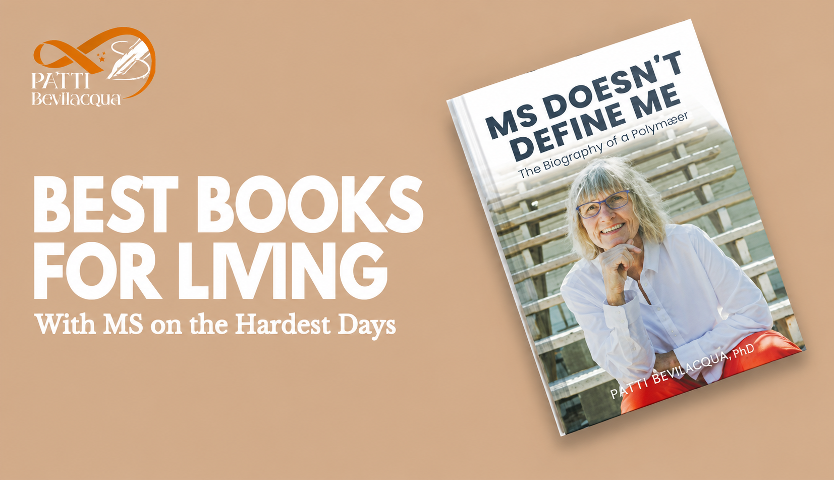 Best books for living with MS, featuring the memoir MS Doesn’t Define Me